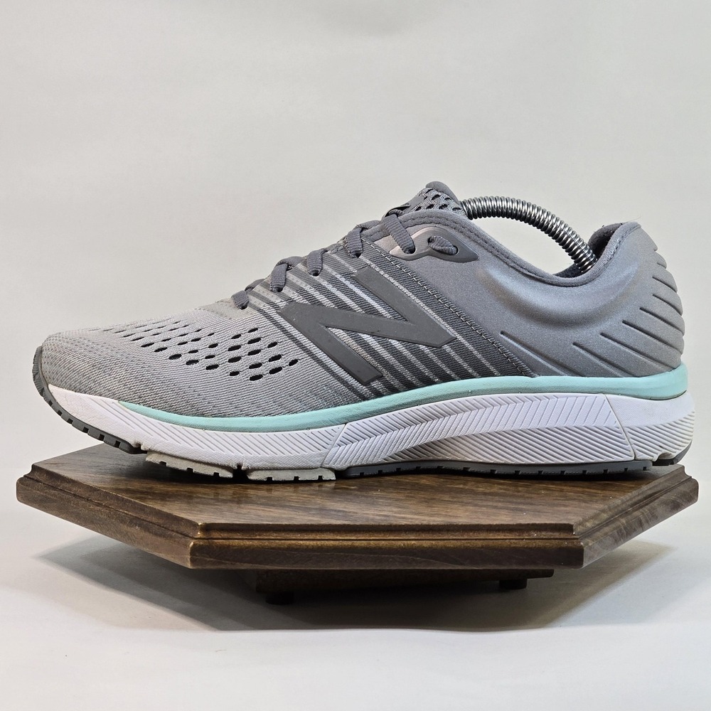 New Balance 860 v10 Running Shoes Womens Size 11 Gray Mint Sneakers W860P10 - Picture 9 of 11